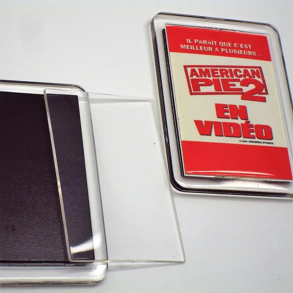 Wholesales STARWOOD #F1443 35*50 mm Rectangle Acrylic Photo Fridge Magnet promotional tourist souvenir magnet