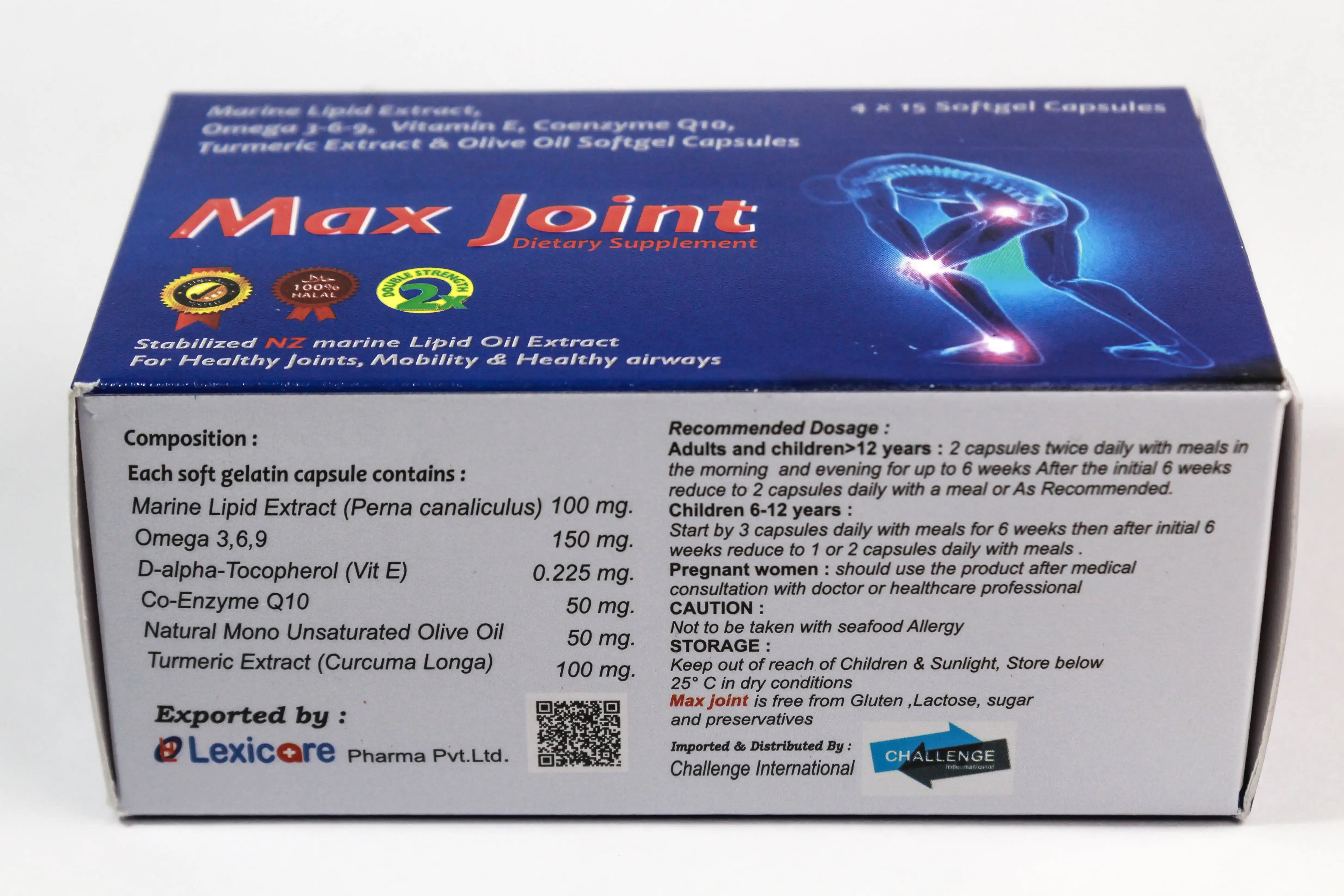 Premium Quality with Private Labeling Marine Lipid Extract Vitamin E Coenzyme Q10 Olive Oil for Better Joint Health.