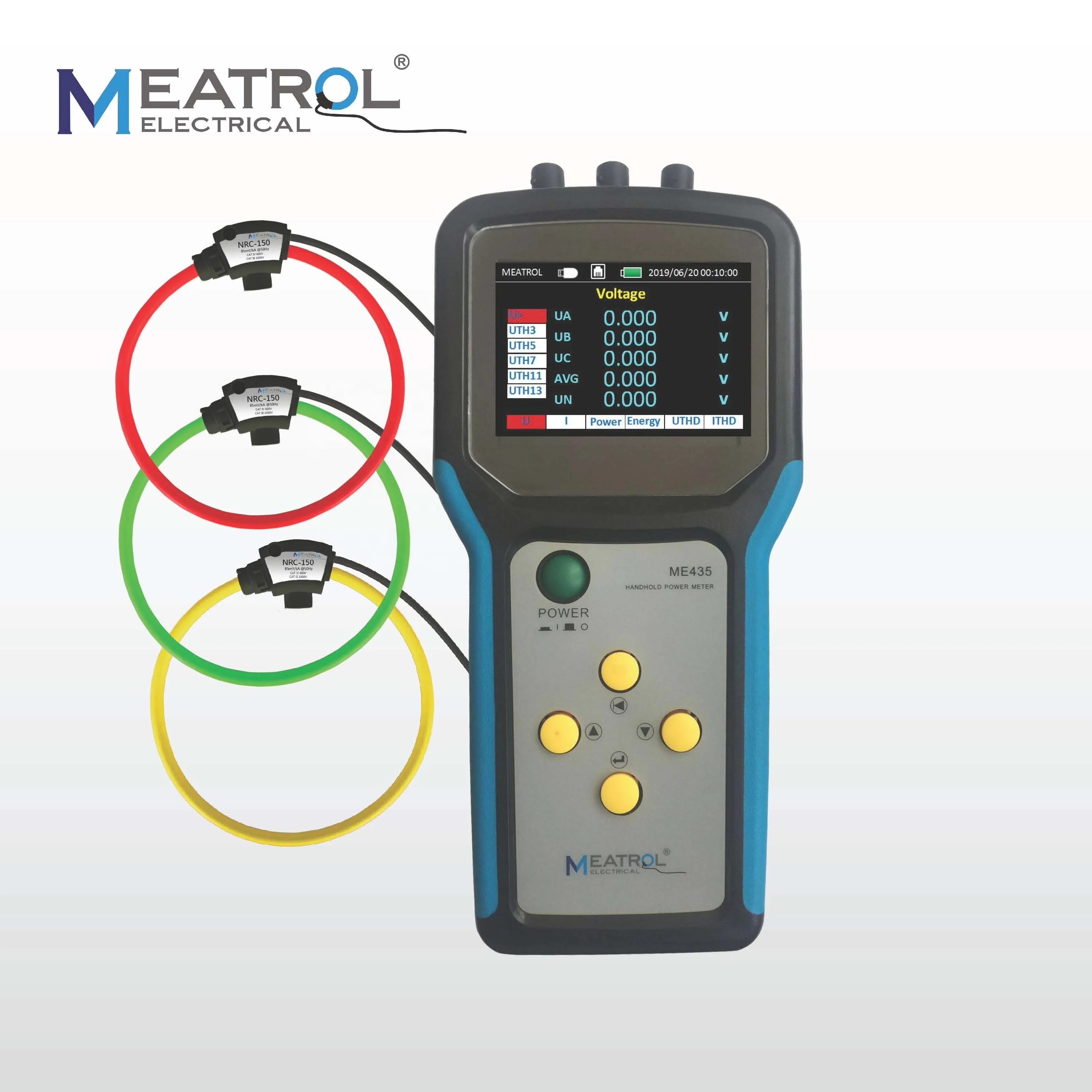 Анализатор электроэнергии METROL ME435, анализатор электросети, анализатор качества электроэнергии
