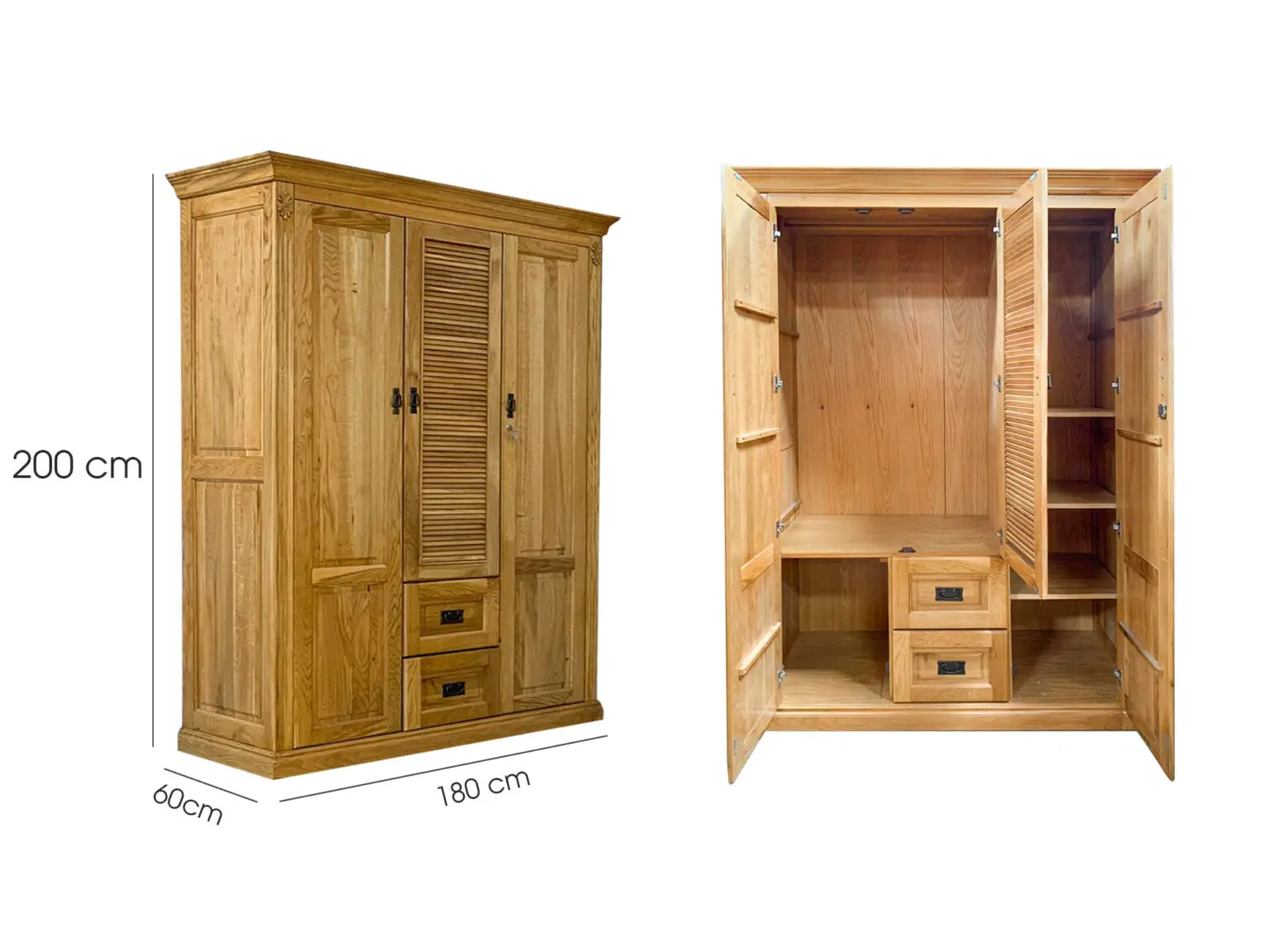  Мебель для спальни | Современная комбинированная спальня из американского дуба 2021