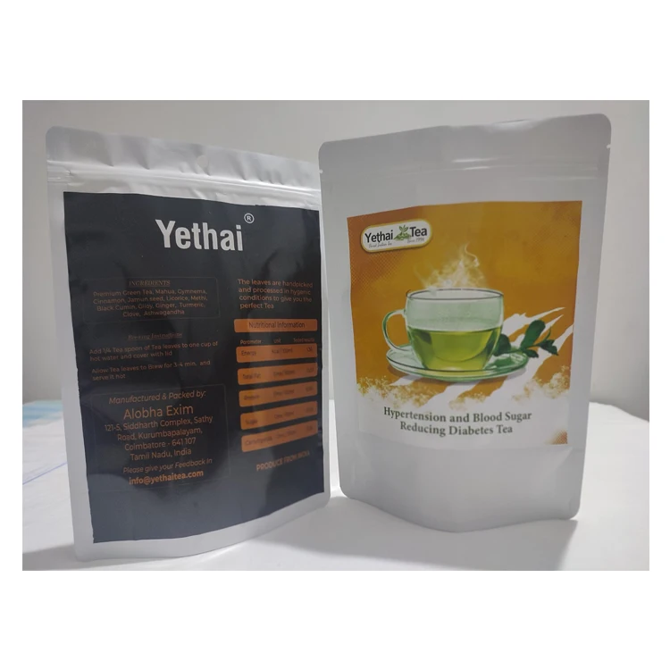 100% Natural Fresh Wellness Sugar DIP Herbal Green Tea Bags for Men & Women