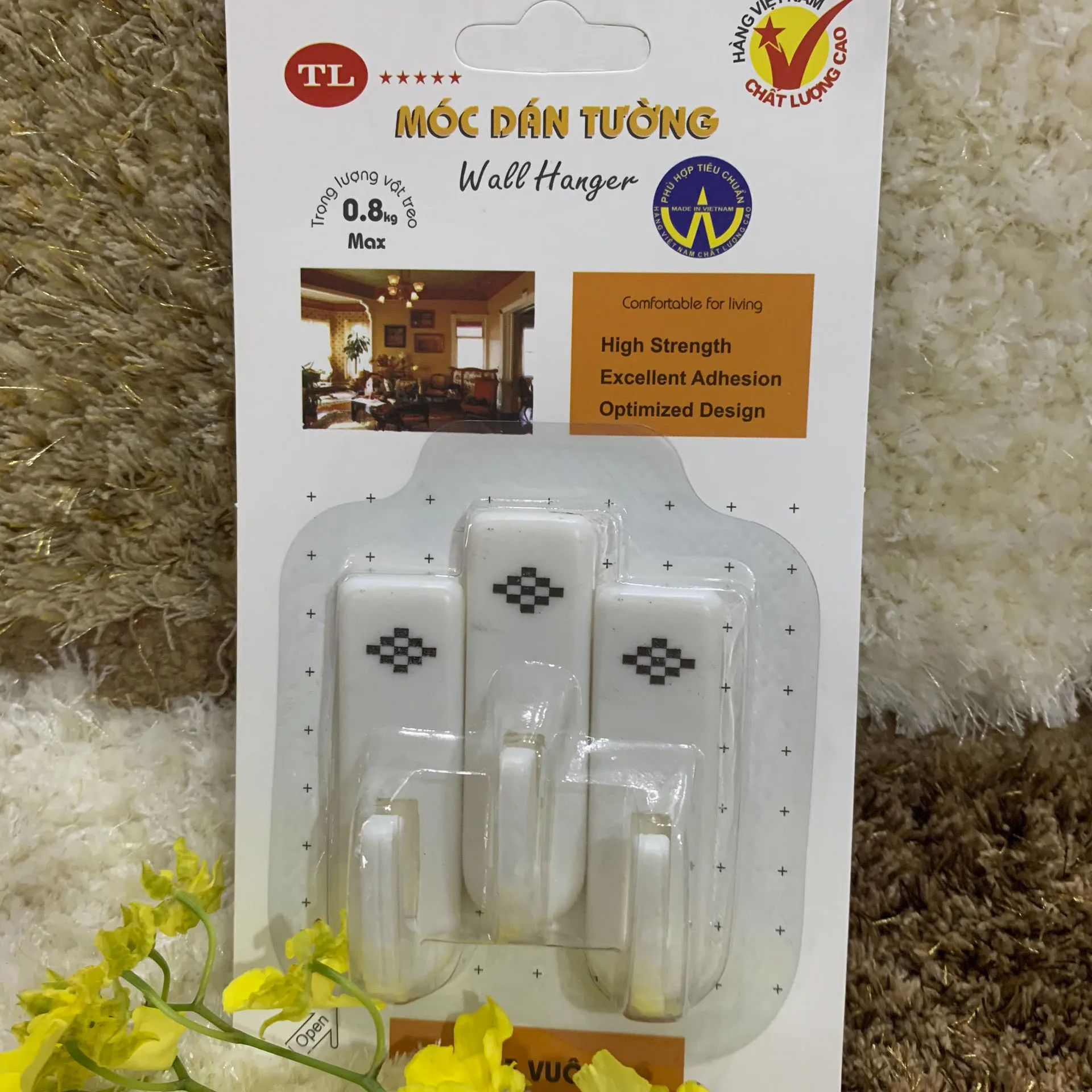 Лидер продаж, многофункциональные настенные крючки с подшипником вьетнамского происхождения, новый дизайн от престижного поставщика, сделано во Вьетнаме