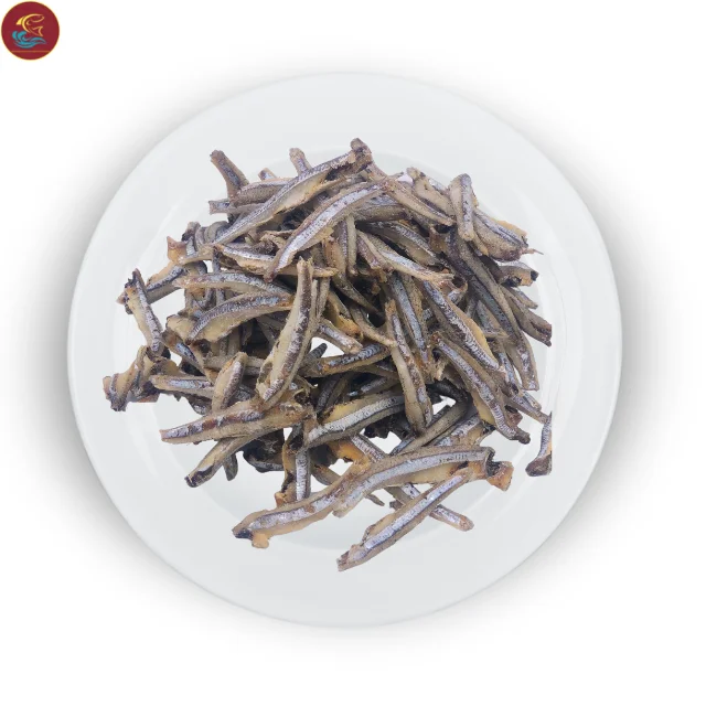 HACCP Certified Large 5-7cm Dried Anchovy Fish from Vietnam Crispy Fried Texture Natural Color Box Packaging Seafood Snacks Bulk