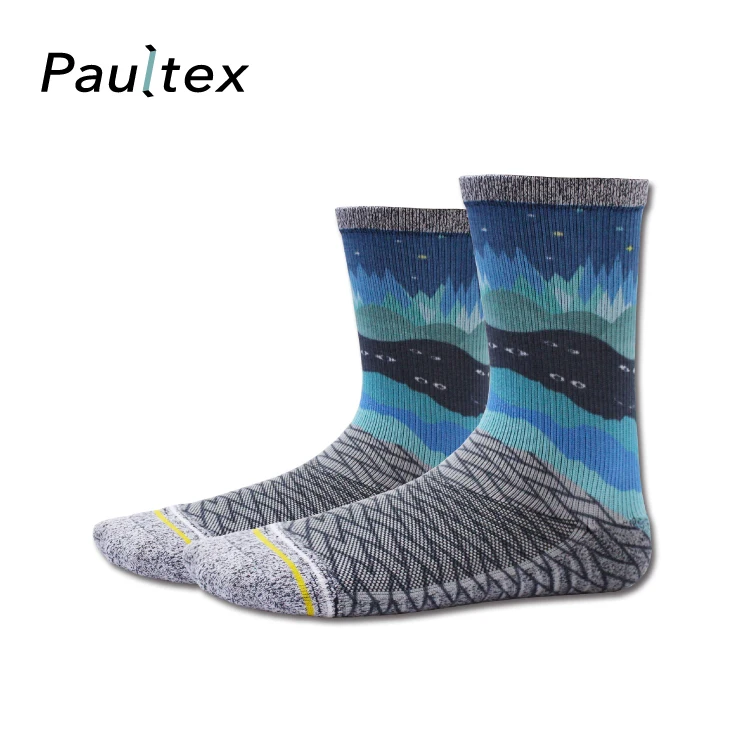 
Recycled yarn Eco friendly Custom 3d Printed Socks 