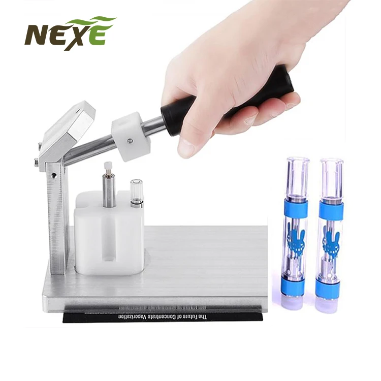 
CBD cartridge press capping machine for disposable vape cartridge 