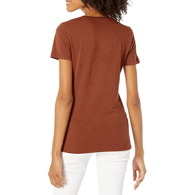 100% Cotton Customized Women T-Shirt Hot fashion Custom make Reasonable price Women T-Shirt in Comfortable