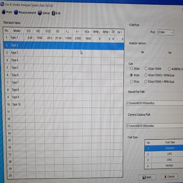 
KOENG Automotive Exhaust Gas Analyzer KEG-400, 4 gas analyzer, High quality Made in Korea 