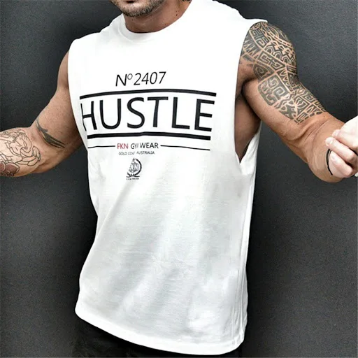 Comfortable tank top for bodybuilders loose armhole bangladeshi products