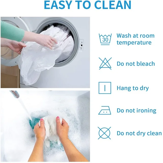 Mattress Protector - Waterproof Mattress Cover, Breathable and Noiseless, Bamboo Terry Mattress Topper (Queen Size)