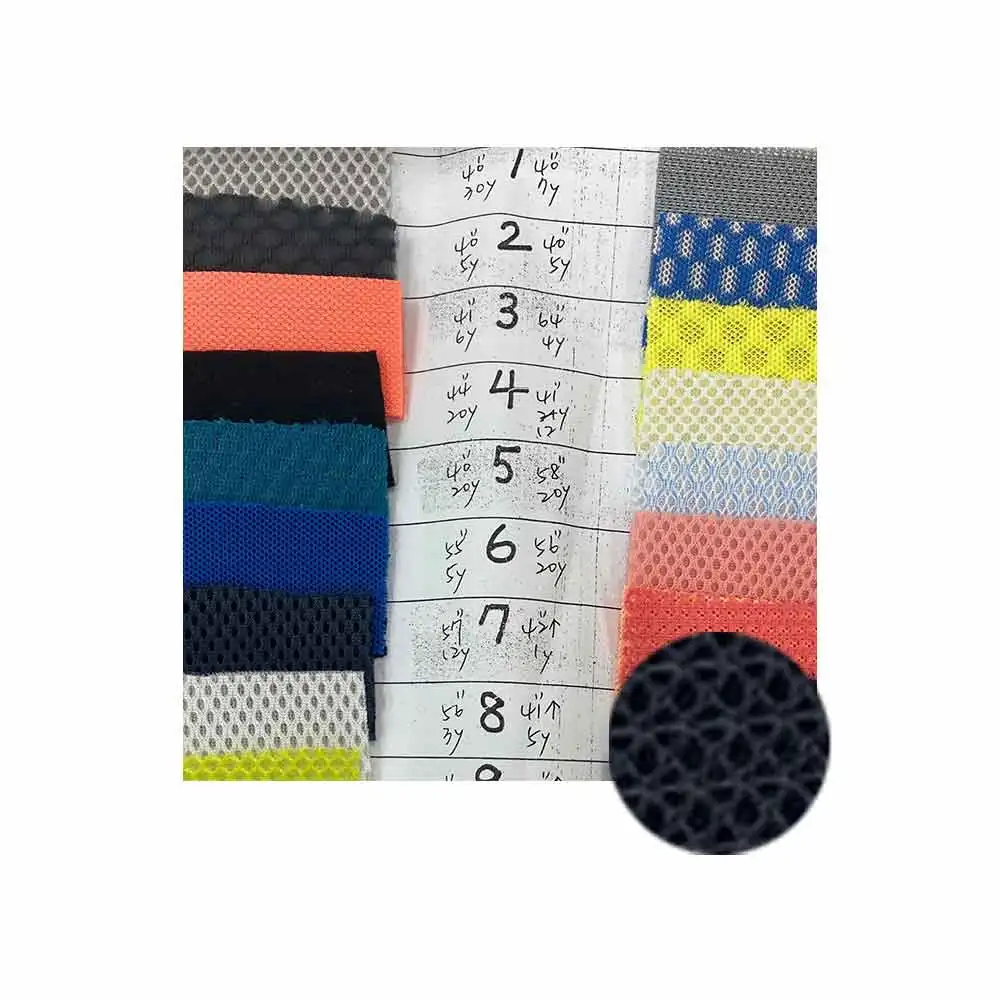 sandwich mesh sportswear cloth stereo mesh for  fabric backpack