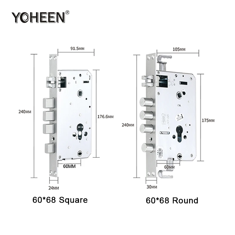 YOHEEN Home Security WiFi Control Electronic Smart Fingerprint Door Lock with Surveillance Camera