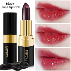 Hot selling Black rose lipstick color-changing makeup long-lasting lipstick moisturizer vegan lipstick without fading wholesale