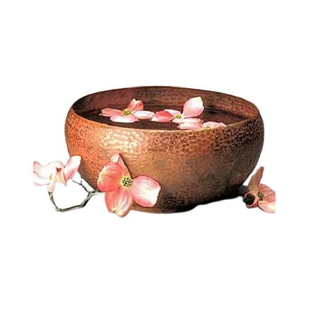 Superior Quality Black Color Copper Foot Spa Pedicure/Manicure Bowl With Half Cover At Affordable Price