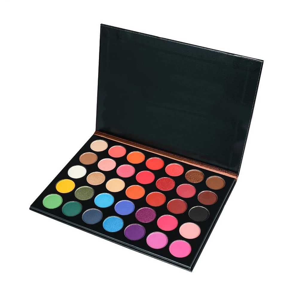 Высокопигментная палитра теней для век 35 цветов индивидуальный макияж милая OEM ODM