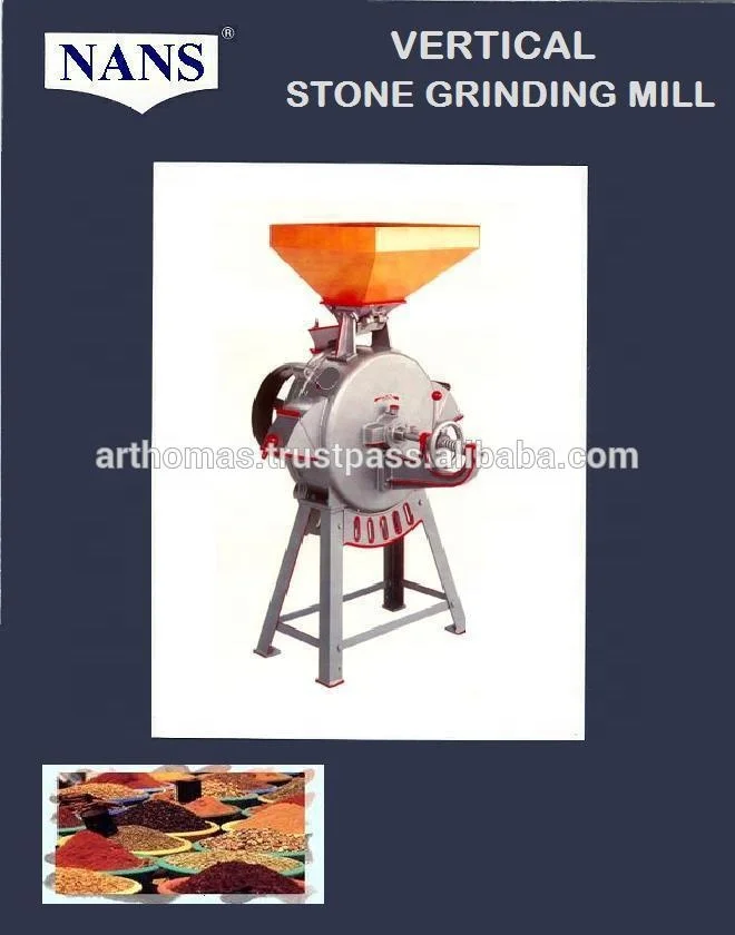 vertical flour mill for spices and fine flour Danish type denmark