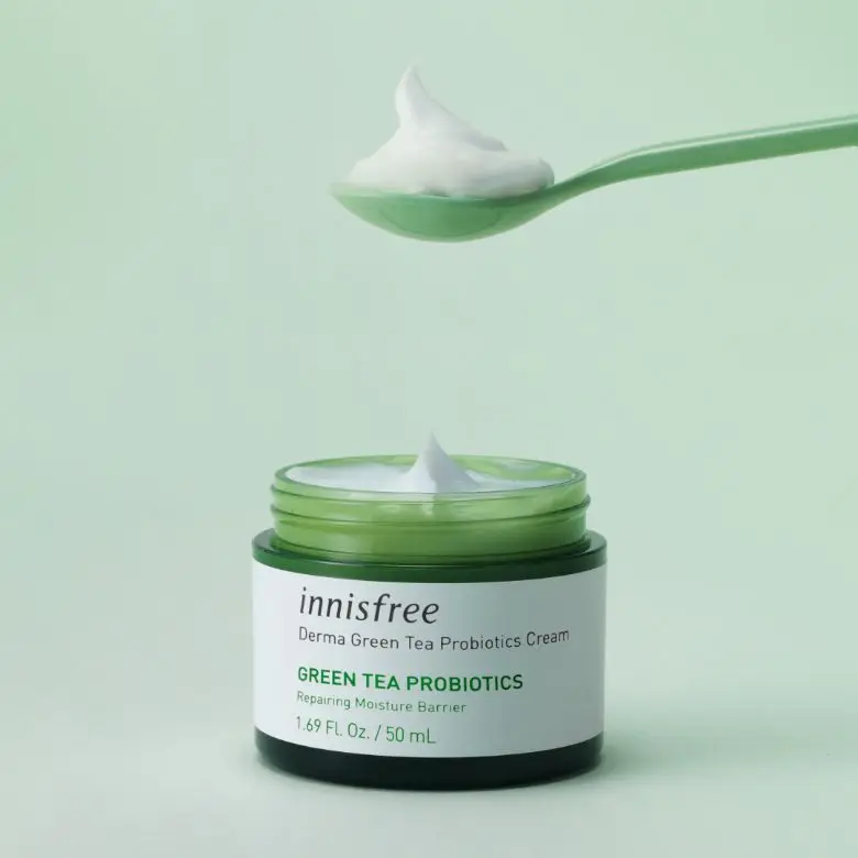 Amazon Топ уход за кожей [innisfree] Derma зеленый чай пробиотический крем 50 мл Корея лучшая Косметика оптовая продажа OEM ODM доступно