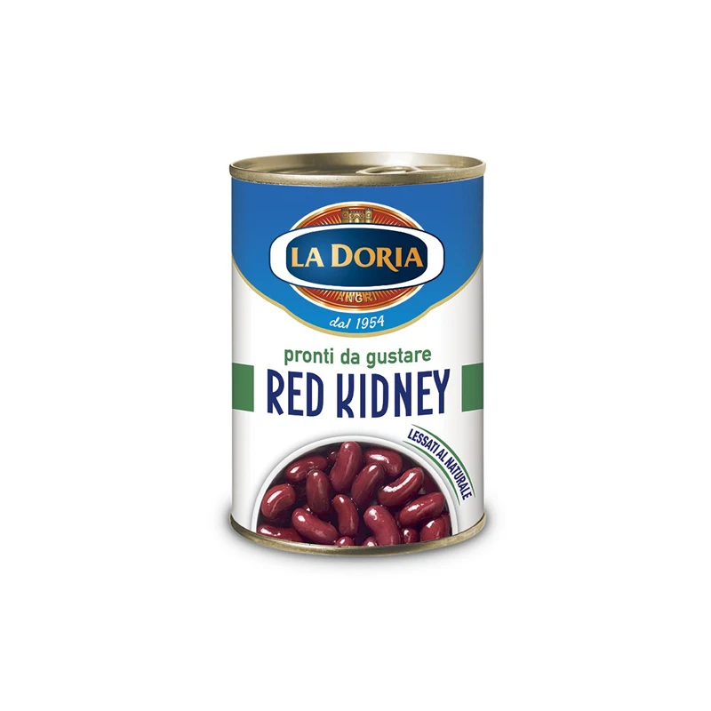 High Quality Made In Italy La Doria Red Kidney beans in easy-open cans 24x400g For Export