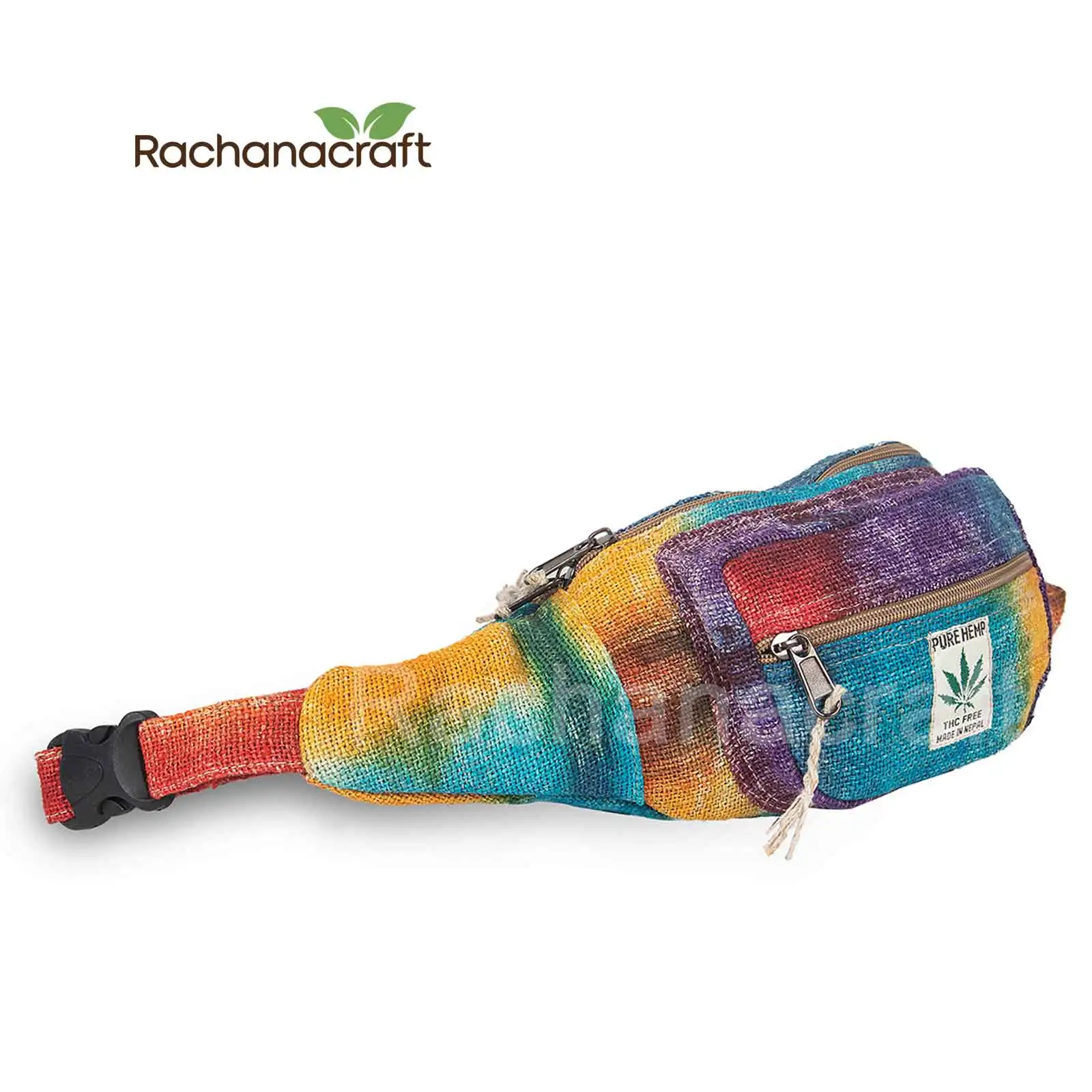 Top Quality Cotton Waist Bag For Running And Daily Use Fabric Belly Bags For Women Fanny Pack