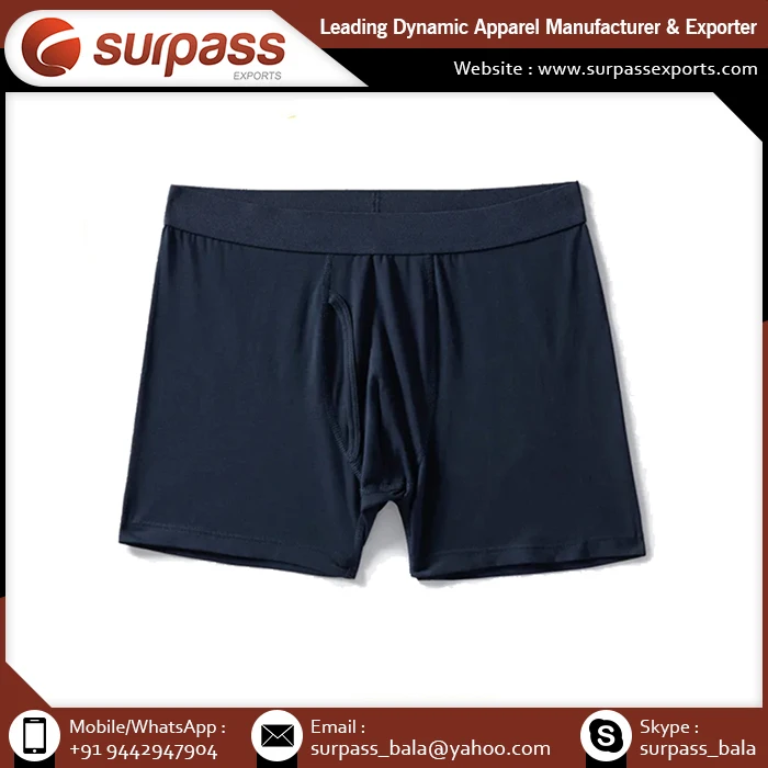 Wholesale Woven Fabric Breathable Mens Boxer Briefs