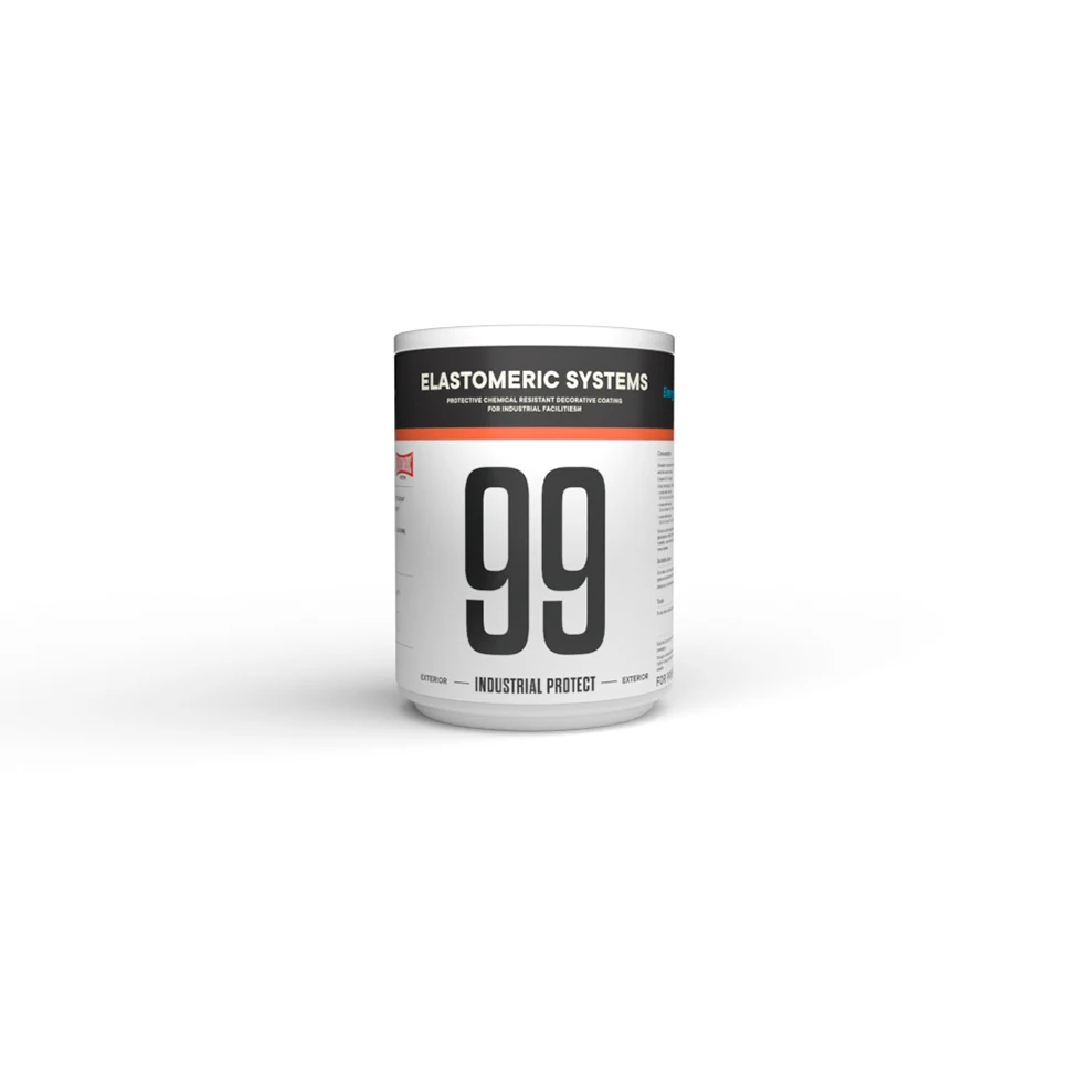 
Elastomeric Paint 99 Industrial Protec Protective chemical resistant decorative industrial coatingt 