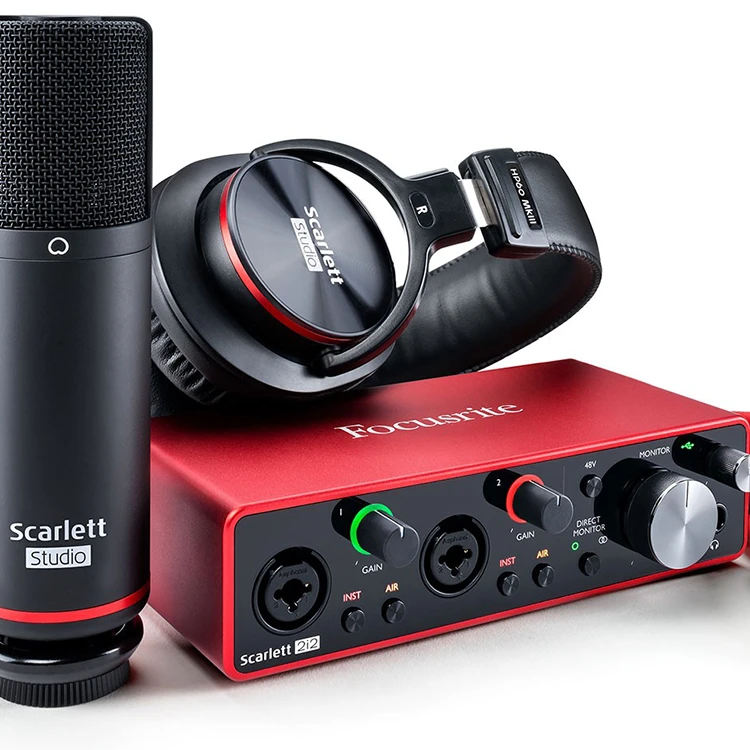 Quality New Focusrite Scarlett Solo 2x2 USB Audio Interface (3rd Generation)