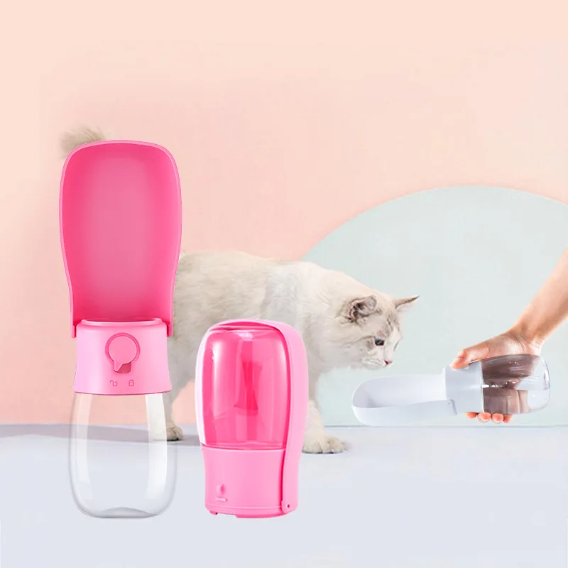 Travel Drink Feeder Portable Foldable Pet Dog Water Bottle Custom Logo  Portable Dog Travel Outdoor Drink Feeder Portable Foldab