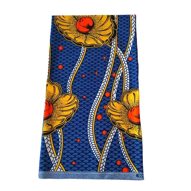 New designs wax java print fabric ankara fabrics for dress garment party