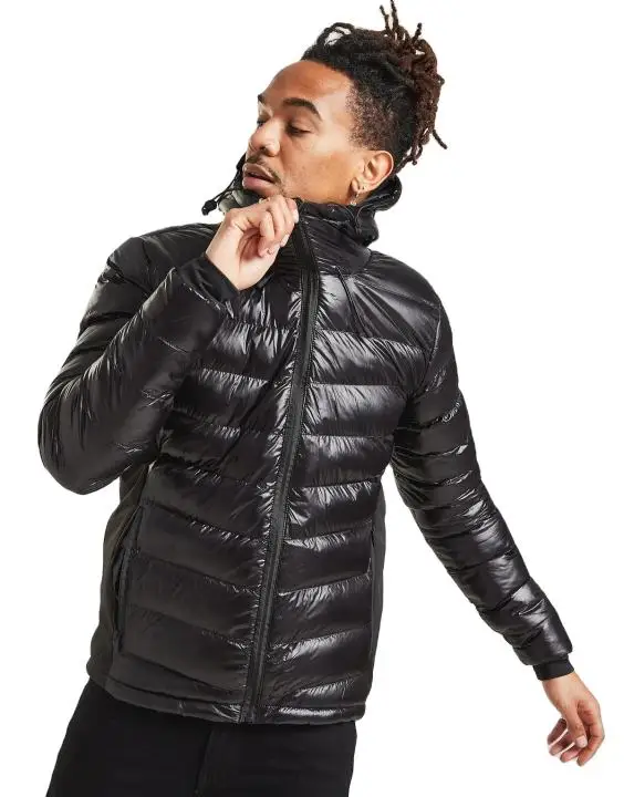 Puffer Jacket for Men Heavy Weight Black Puffer Jacket with custom Logo at wholesale price Puffer Jacket