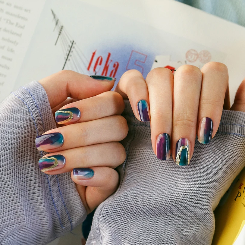 
Semi cured gel nail Custom Luxury beauty made in Korea 