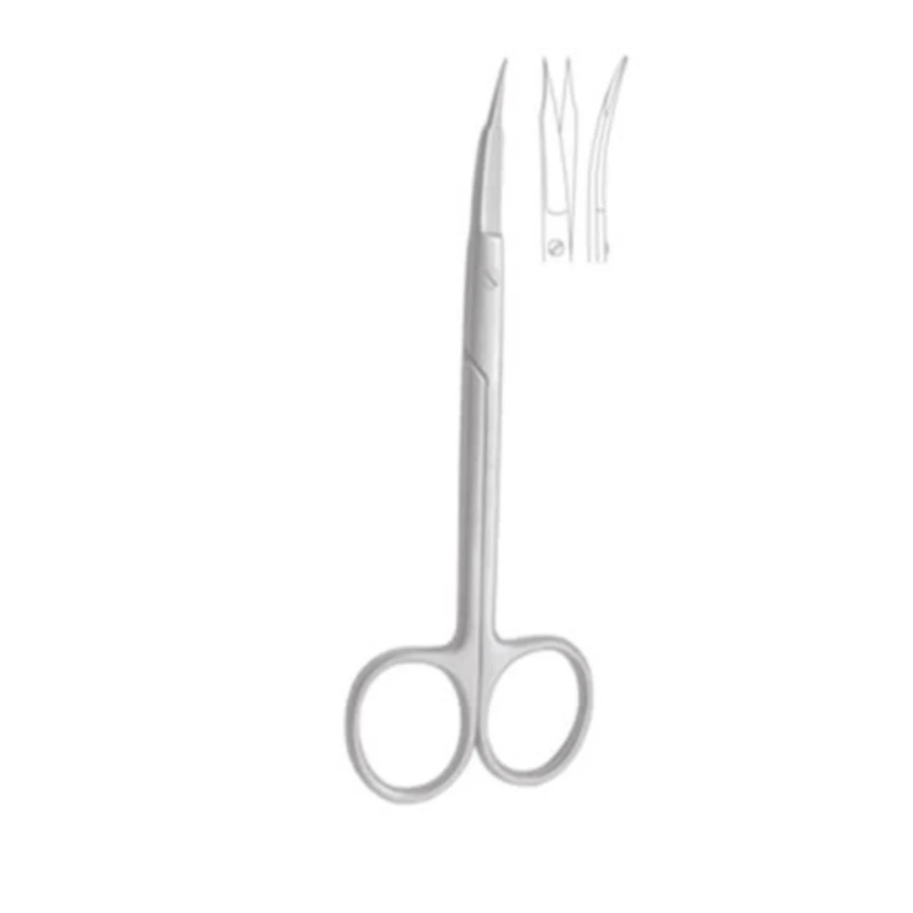  Goldman Fox зубчатое лезвие SuperCut изогнутые ножницы 12 5 см медицинские хирургические инструменты