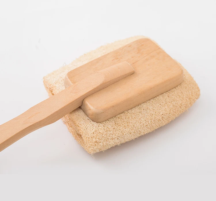 wooden bamboo Detachable Body Brush Massage Bath Shower Back Spa Scrubber Brush bath brushes,sponges & scrubbers Rubbing deep cl