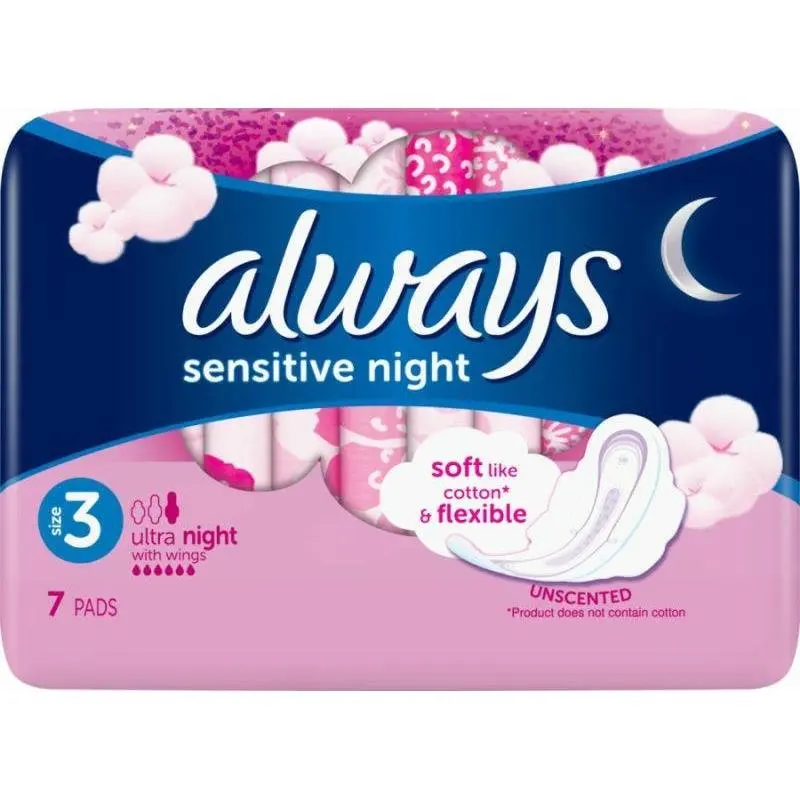
ALWAYS SENSITIVE ULTRA NIGHT 7pcs 
