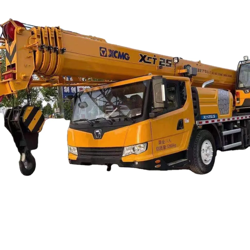 Б/у XCMG колесный мобильный кран QY25KA QY25KC QY25K-II XCT25 оригинал, сделано в Китае, QY25K двигателя сильная мощность