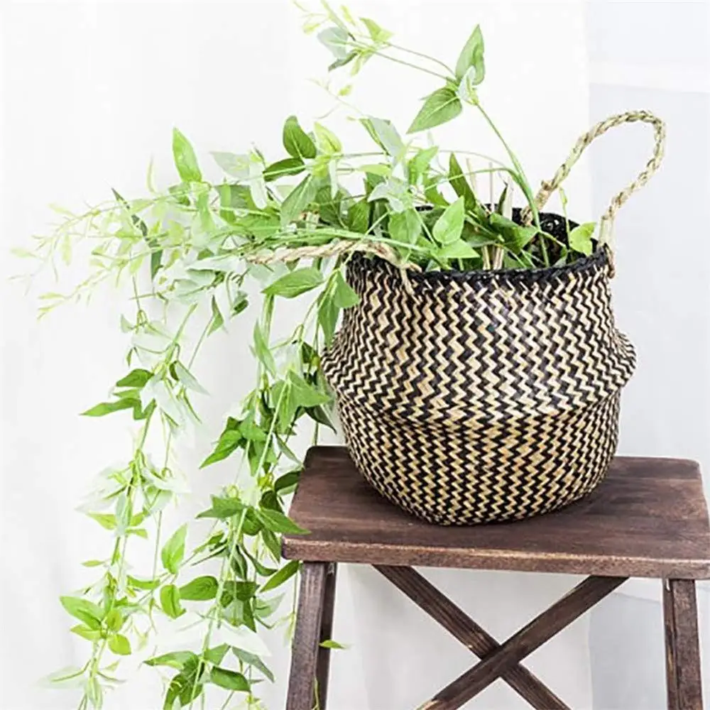 Hot Selling Environmentally Seagrass Indoor Pot Flowers  Rattan Garden Pots Planters From Vietnam