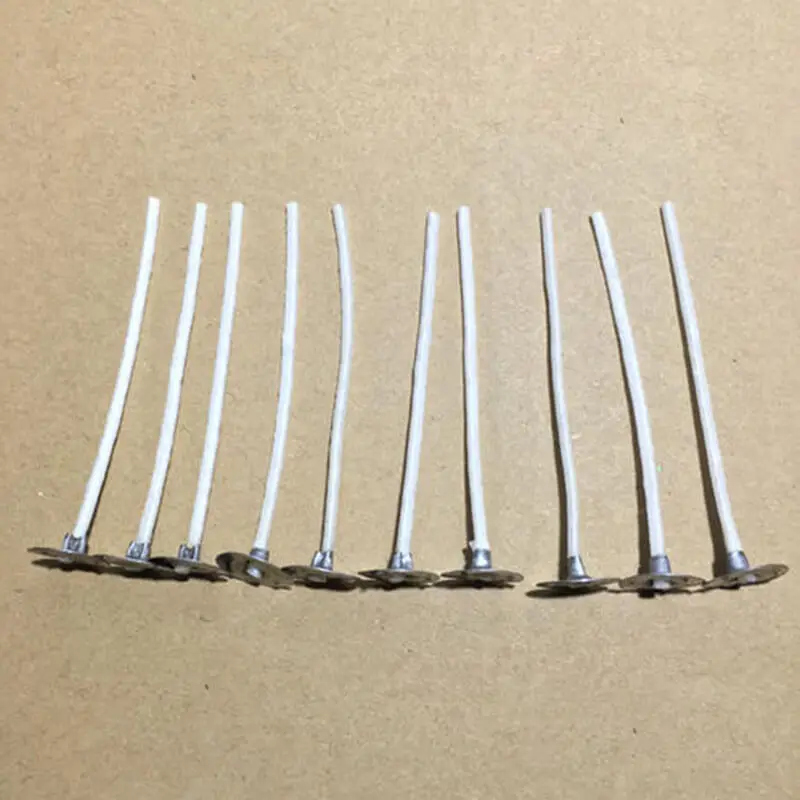 Eco-friendly cotton flat 5 mm vanilla cotton wick for soy wax candle making//