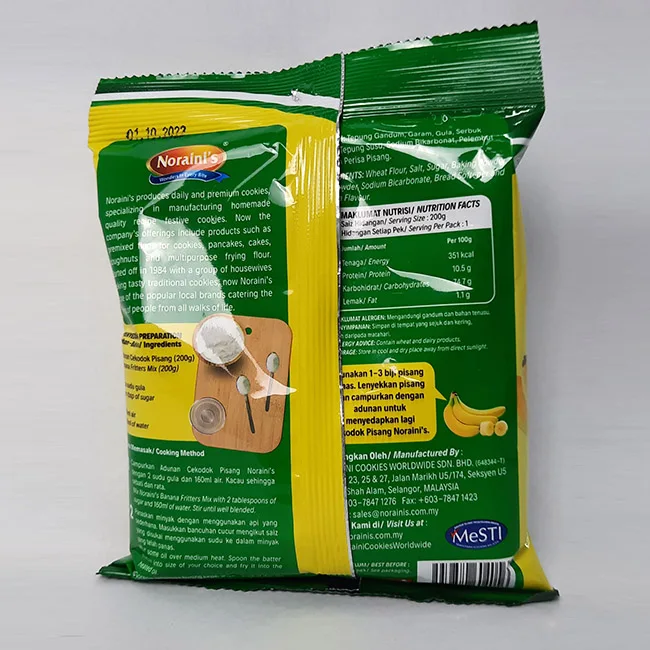 Top Pick Products Crispy Snacks Delicious Fried Banana Instant Mix Powder Banana Fritters Flour Cekodok Pisang