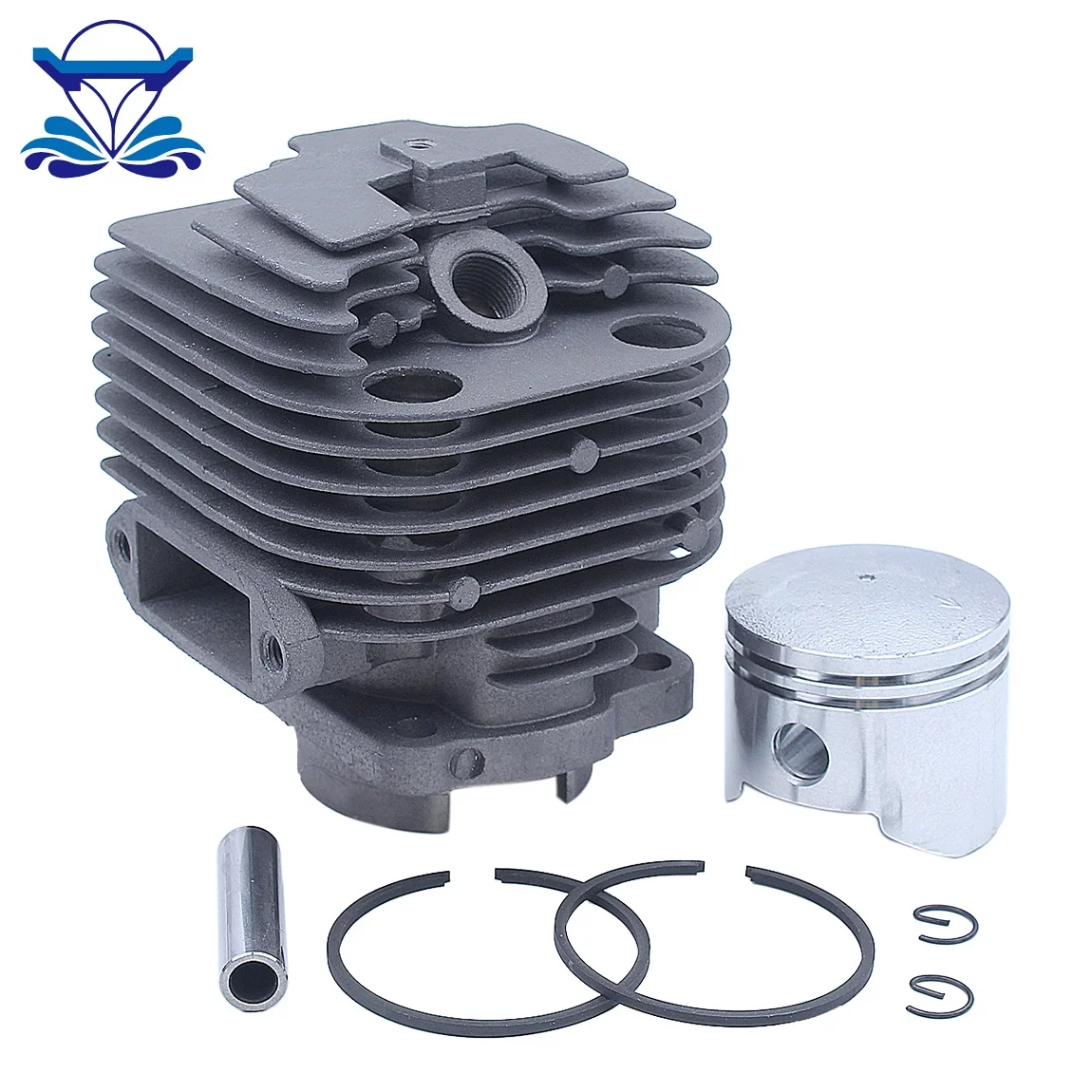 Cylinder 51mm Piston Pin Ring Assembly For Chinese 78CC 7800 8100 8200 8500 8800 Chinese Chainsaw Parts