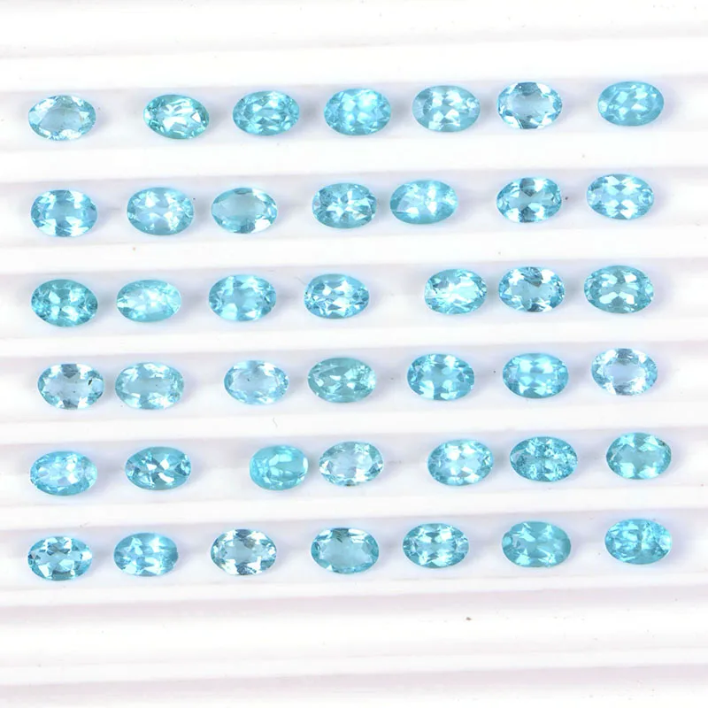 Wholesale Apatite Lot Natural Apatite Oval Shape Cut Stone Apatite Loose Gemstone