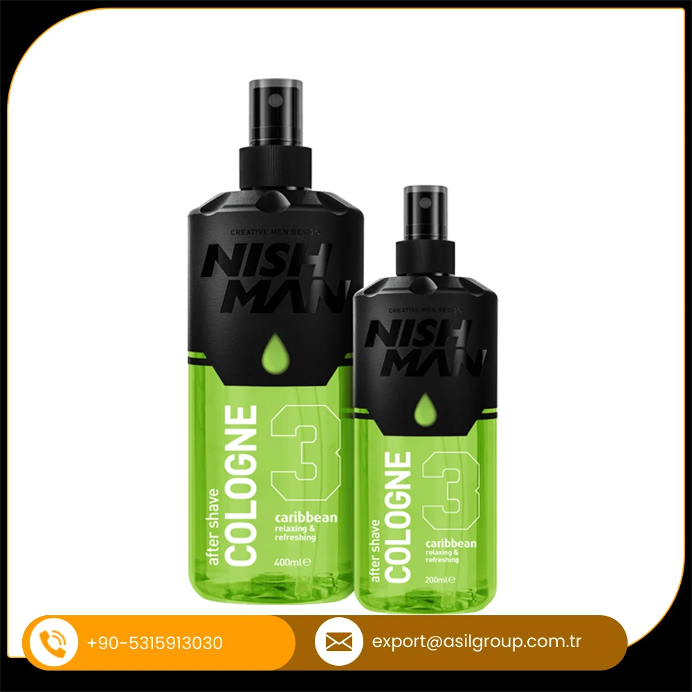 Supermarket Large Stock Selling Of Nishman After Shave Cologne Caribbean 03 At 400ml Attractive Bottles In Budget Price