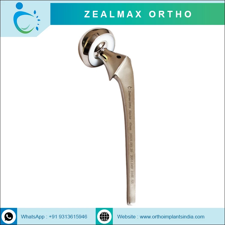 Современный дизайн стандарт ISO протез бедер биполярный бедра замена всего бедра-Zealmax Ortho