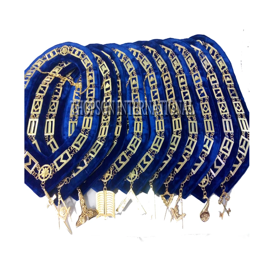 Masonic Regalia Chain collar Gold jewels
