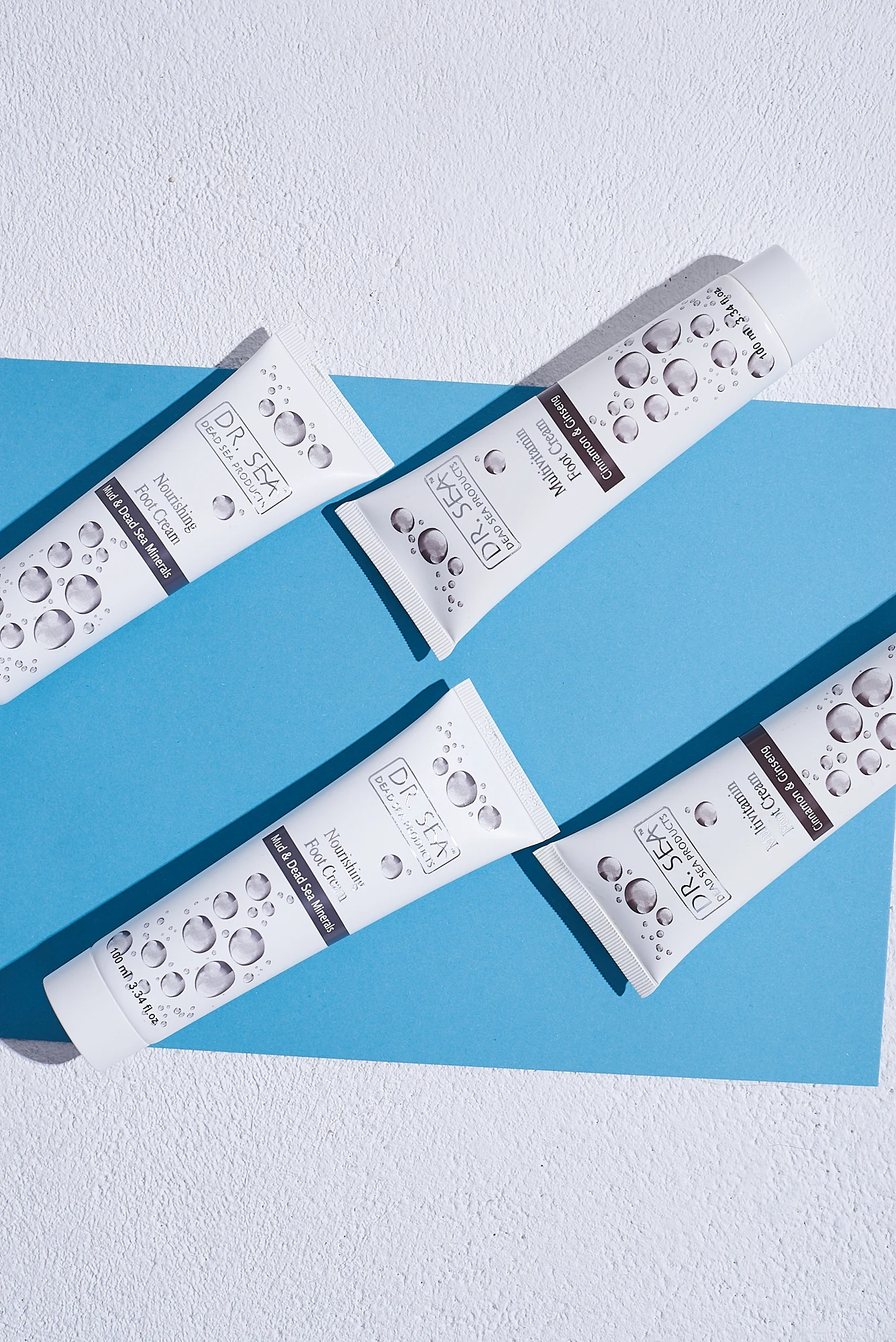 Multi-Vitamin Foot Creams - Cinnamon & Ginseng by Dr. Sea - Dead Sea Products