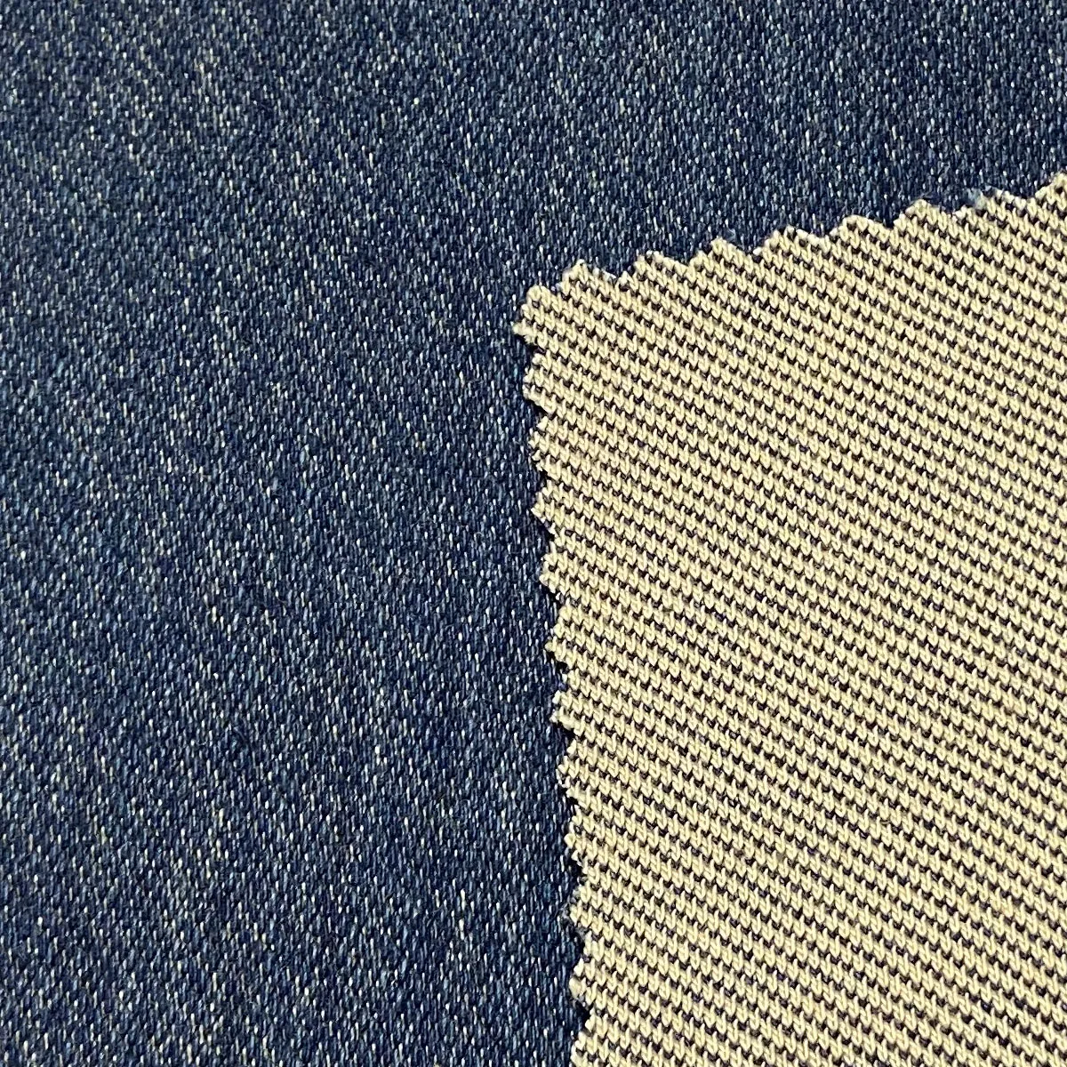 420 г/м2 60/62 дюйма хлопковые джинсы цвета индиго саржевая ткань вязаная джинсовая для одежды