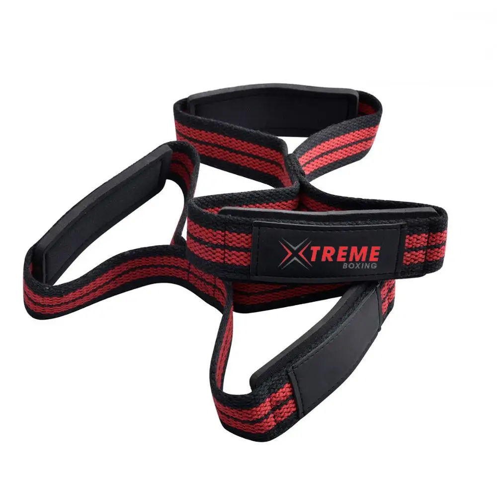 Professional design custom material best price figure eight weightlifting strap