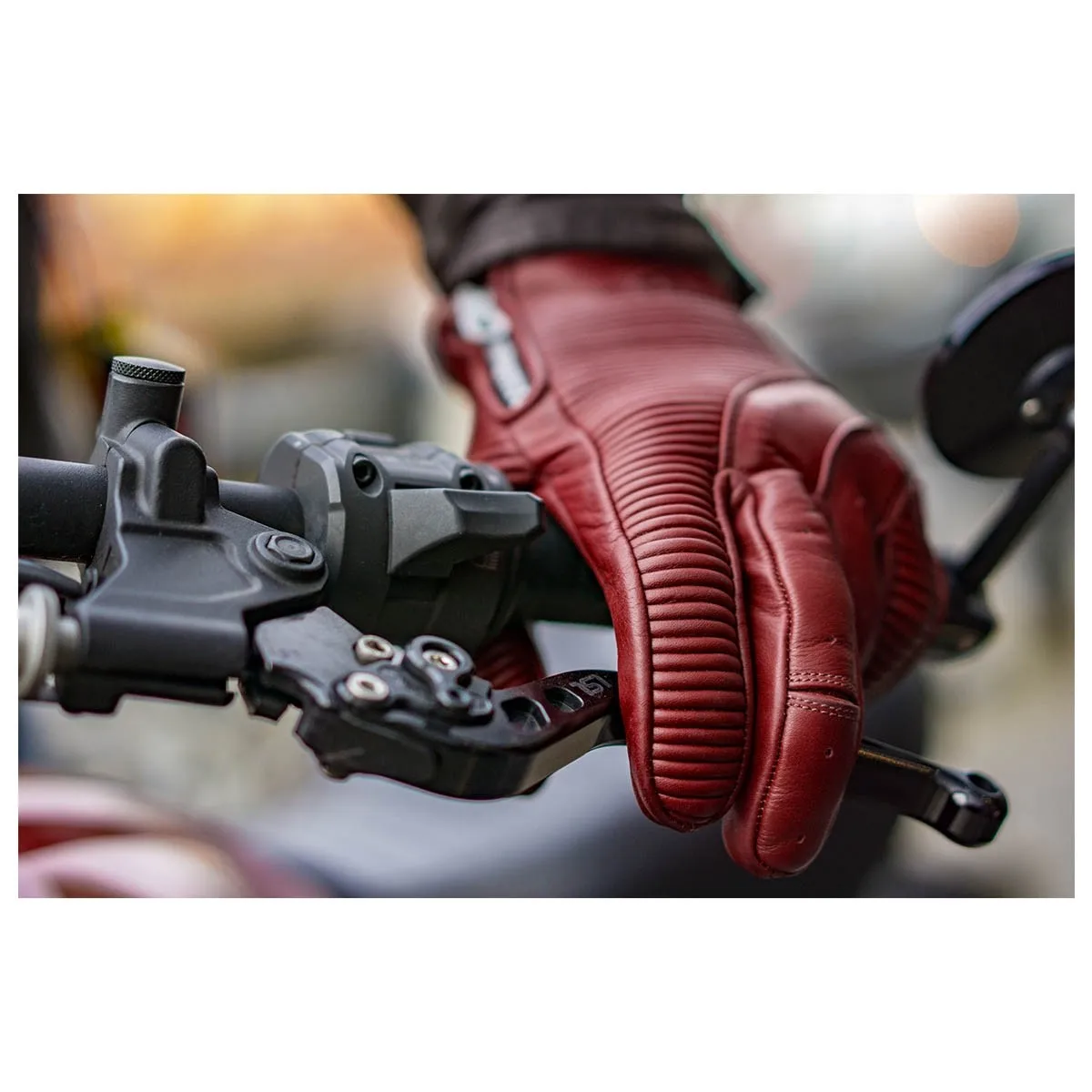 Кожаные Мотоциклетные Перчатки с полиатласной подкладкой, идеально подходят для езды на мотоцикле и гонок (MG-103)