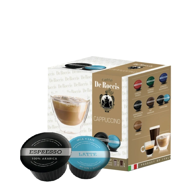 Высококачественные капсулы для кофе Dolce Gusto «капучино», Сделано в Италии