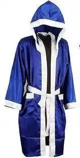 new design  2021 best selling fully customized boxing robe and gown with hood and waist belt