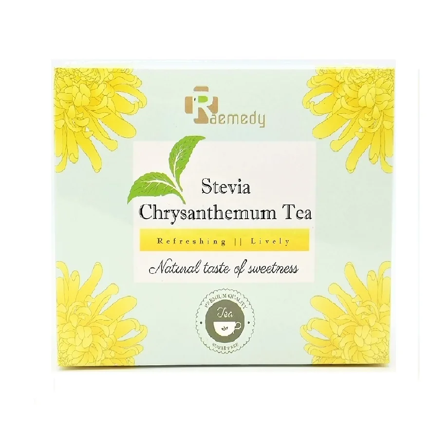 10 bags x 4g Natural Sweet Taste  Singapore Raemedy Promote General Health Stevia Leaf tea chrysanthemum flower