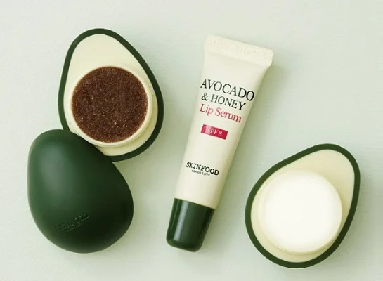 SKIN FOOD abocado&sugar lip scrub 14g