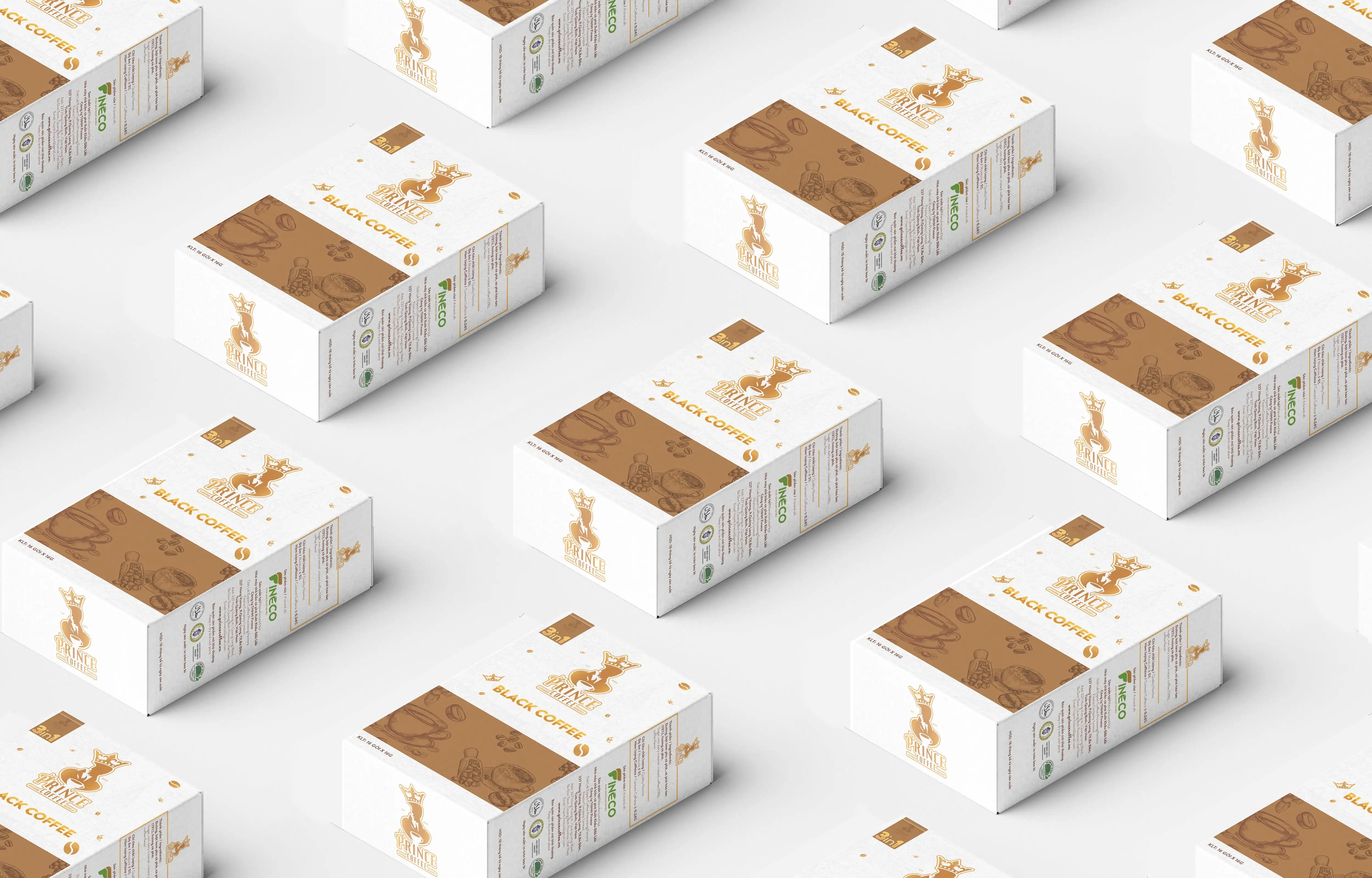 Высококачественный мгновенный черный кофе со смешанным оптовым заказом сделано во Вьетнаме